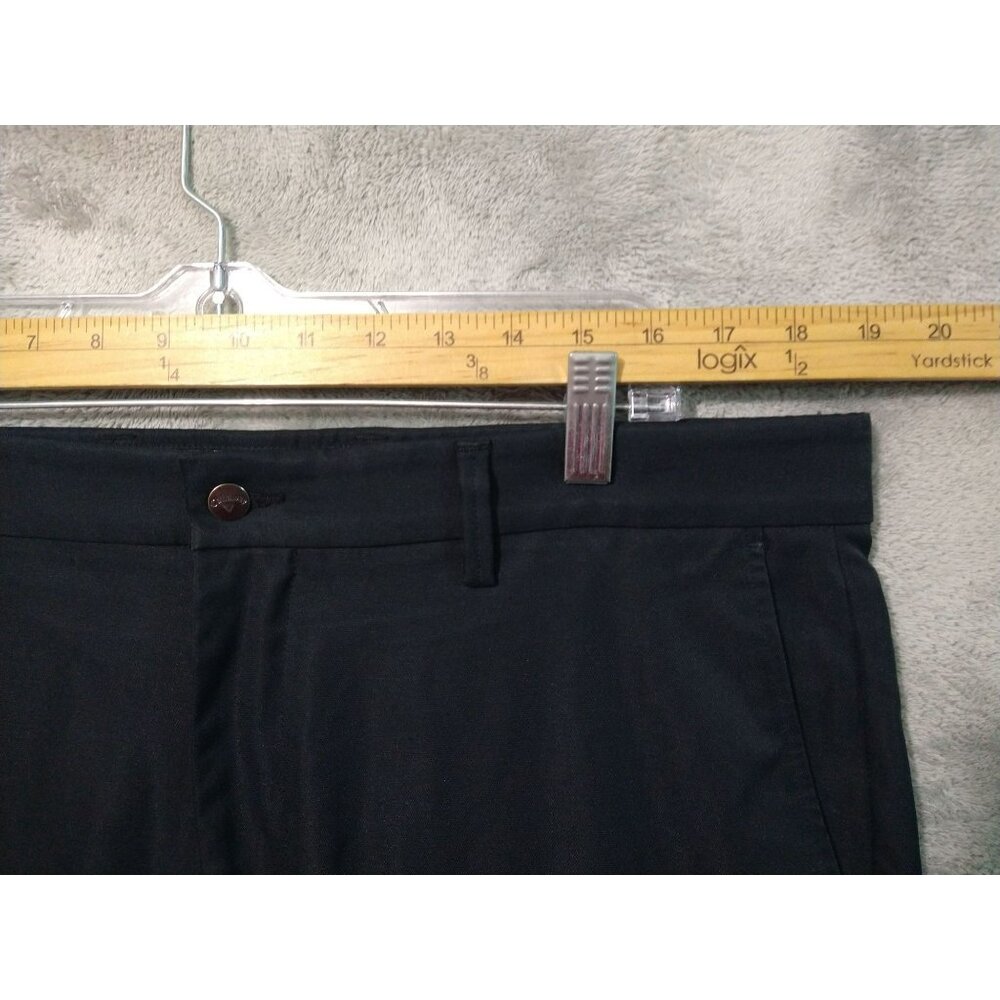 Callaway Golf Pants Mens 38x30 Black Performance Straight Leg High Rise - Picture 3 of 8